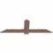 Ekena Millwork Eugene Smooth Timber Gable Bracket, Douglas Fir, 60"W x 20"H x 1 1/2"D x 5 1/2"F, 8/12 Pitch GBW060X20X0206EUG00SDF - alternate 4